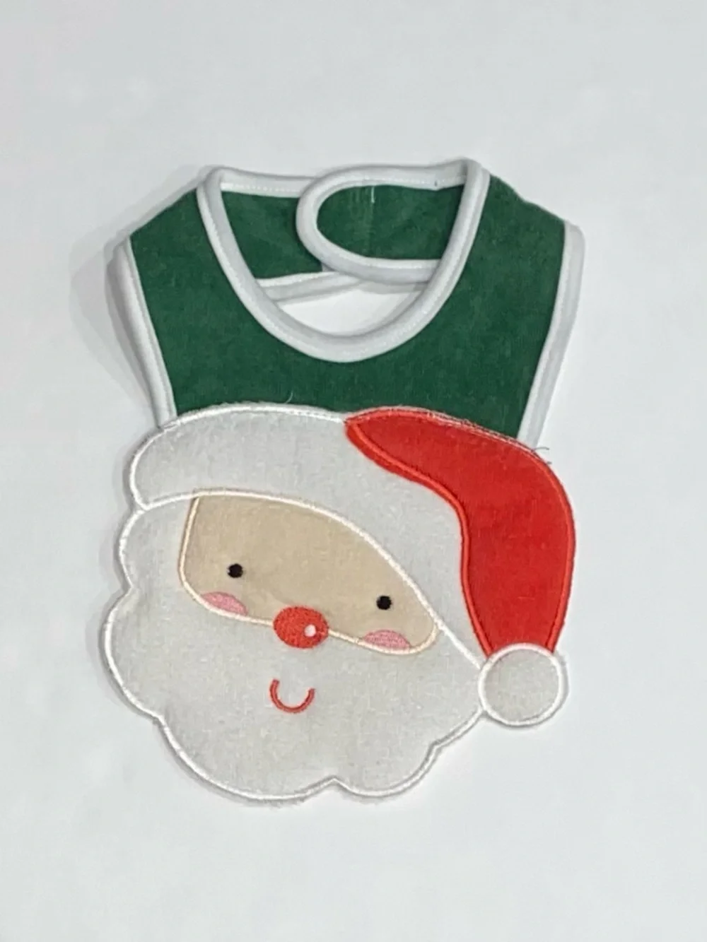 Bon Bébe Infant Boys 3-piece Santa Set: Bib, Bodysuit, Pants   3-6 Months ~Flaw~